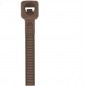 Pack 50 Bridas plastico marrones Nailon 3,6 x 250 mm | Brida marron para Mallas de Jardin, Fontaneria, Electricidad