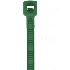Pack 50 Bridas plastico verdes Nailon 3,6 x 200 mm | Brida verde para Mallas de Jardin, Fontaneria, Electricidad