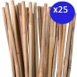 Pack 25 Tutor de Bambu 100 cm (8-10 mm) | Varillas de bambu para Plantas y Arboles | Tutores para Tomates y Plantas trepadoras
