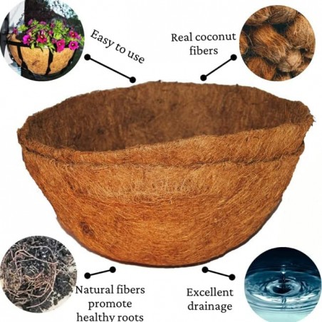 Ricambio Portavaso rotondo regolabile, ideale per fioriere sospese 35 cm