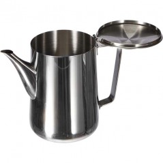 Klassische Kaffeemaschine aus Edelstahl. Lacor - Fassungsvermögen 1,5 Liter