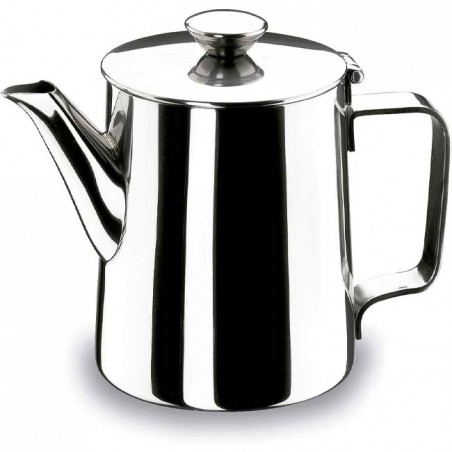 Cafeteira Lacor Classic em aço inoxidável - Capacidade de 2 litros.