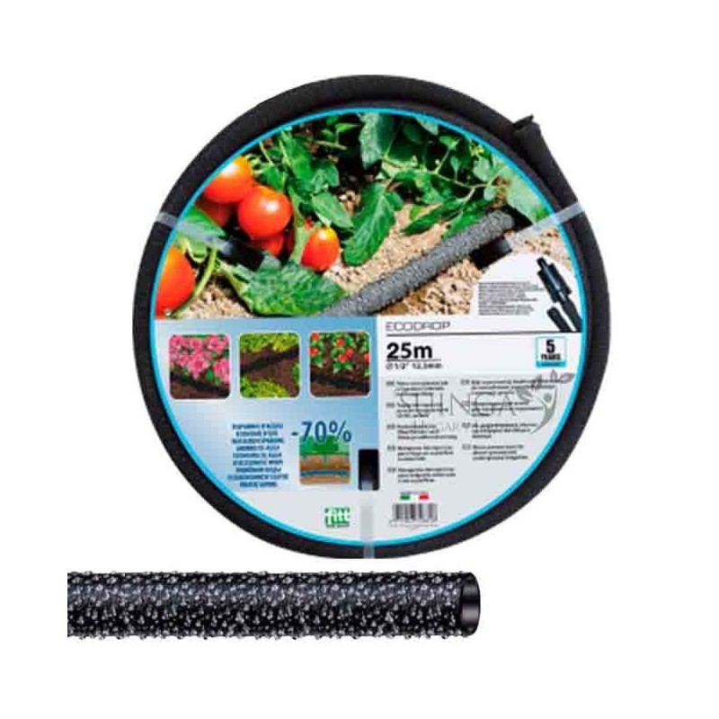 Poröser, ausdünstender Gartenschlauch 12,5 mm, 25 m