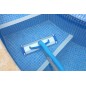  Pool cleaner with aluminum base, fixed by means of 450 mm terminal 2" wing nuts