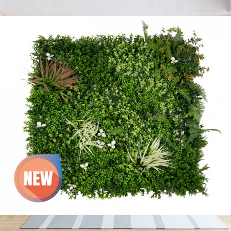 Jardim Vertical Selva 100x100 cm | Planta Artificial | Decoração de Parede Interna/Externa | Jardins Verticais