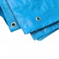 Blaue verstärkte Markise 4,8 x 7,9 Meter 120 gr/m2 mit Ösen Blaue verstärkte Markise 4,8 x 7,9 Meter 120 gr/m2 mit Ösen