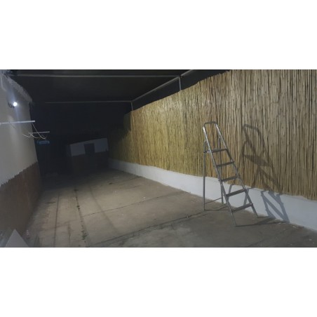 1,5 x 10 Meter Spaltrohrzaun | Natürlicher Spaltrohrzaun | Spaltrohrzaun | Halbrohrzaun