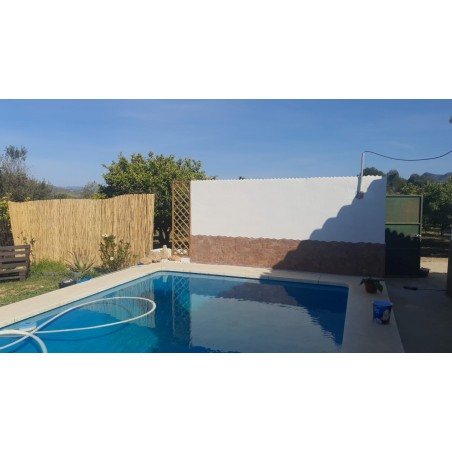 ROCHA DE JARDIM natural rachada 1,5 x 10 m, útil para ocultação, delimitação ou sombreamento.