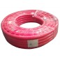 Mehrschichtrohr Sanitär Rotes 16 mm mit Isolierung. Spule 50 Meter. Dicke 2mm. Druck 10bar. Unterstützt bis zu 95 °C