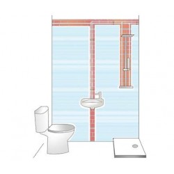 Tubo idraulico multistrato blu 16mm con isolamento. Bobina 50 metri. Spessore 2 mm. Pressione 10 bar. Supporta fino a 95ºC