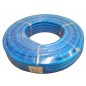 Tubo idraulico multistrato blu 16mm con isolamento. Bobina 50 metri. Spessore 2 mm. Pressione 10 bar. Supporta fino a 95ºC