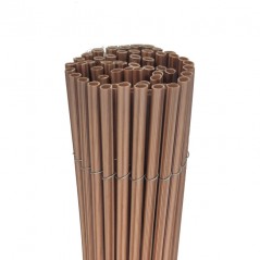 Recinzione in vimini artificiale 1 x 3 metri, colore beige 1.300 gr/m2, occultamento 90%, consigliata per l'ombra o giardinatto