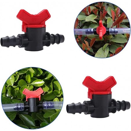 Rubinetto di arresto per irrigazione a goccia da 16 mm