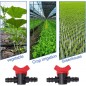 Lot de 20 Vanne cannelé 16mm pour tuyau goutte à goutte. Soupape d'arrêt pour l'irrigation goutte à goutte Lot de 20 Vanne cannelé 16mm pour tuyau goutte à goutte. Soupape d'arrêt pour l'irrigation goutte à goutte