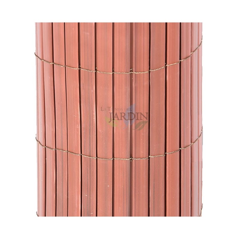 Cañizo PVC Marrón | Cañizo Ocultacion PVC Doble Cara 1 x 3 metros | Valla Privacidad Pantalla PVC | Valla Decoracion Exterior UV Cañizo PVC Marrón | Cañizo Ocultacion PVC Doble Cara 1 x 3 metros | Valla Privacidad Pantalla PVC | Valla Decoracion Exterior UV