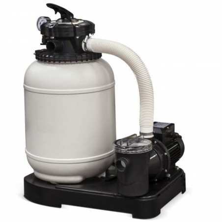 Monoblocs mit eingespritztem Filter, 4000 l/h oder 300 mm oberes Ventil mit 6 Positionen Hebel und 0,4 PS Pumpe