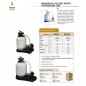Monoblocs mit eingespritztem Filter, 4000 l/h oder 300 mm oberes Ventil mit 6 Positionen Hebel und 0,4 PS Pumpe Monoblocs mit eingespritztem Filter, 4000 l/h oder 300 mm oberes Ventil mit 6 Positionen Hebel und 0,4 PS Pumpe