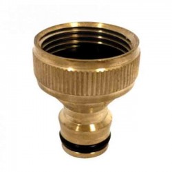 Connettore Rubinetto A Due Vie – Divisorio A Y 3/4 In Ottone Con Valvole A Sfera, Raccordo Per Tubo Giardino, Antiruggine