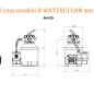 Monobloco B-Waterclean D.300 4 M3/H + Bomba 4000 l/h Monobloco B-Waterclean D.300 4 M3/H + Bomba 4000 l/h