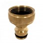 Adapter Wasserhahn 1'' Weiblich Messing | Anschluss für Bewässerungshahn | Schlauchverbinder | Innengewinde Adapter Wasserhahn 1'' Weiblich Messing | Anschluss für Bewässerungshahn | Schlauchverbinder | Innengewinde