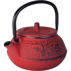 Théière en fonte Lacor - Rouge - Capacité 0,25 Litres.