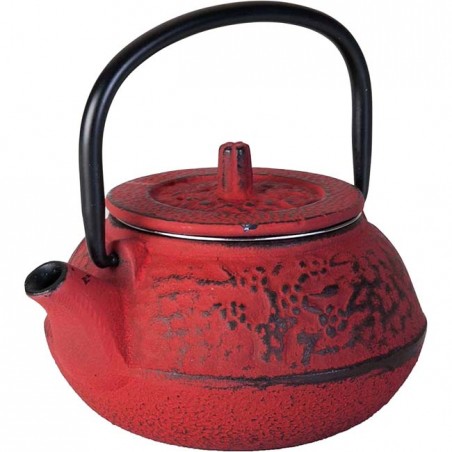 Lacor cast iron teapot - Red - Capacity 0.25 Liters