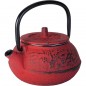 Théière en fonte Lacor - Rouge - Capacité 0,25 Litres Théière en fonte Lacor - Rouge - Capacité 0,25 Litres