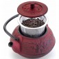Théière en fonte Lacor - Rouge - Capacité 0,25 Litres Théière en fonte Lacor - Rouge - Capacité 0,25 Litres