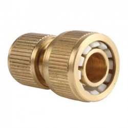 Brass quick connector for 19mm 3/4" hoses