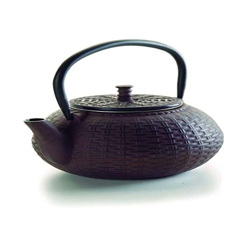 Teekanne aus Gusseisen (Braun, 0,8 l)