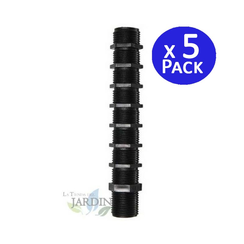 Pack 5 x Bobina de riego recortable 1/2"x1/2" 15 cm