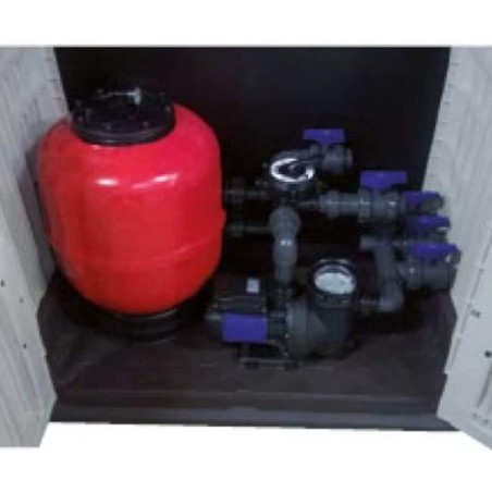 Casa elevada com filtro STAR PLUS D. 600 + bomba SILEN 100 M