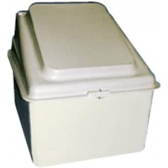 Copertura per piscina semincassata 135 x 120 x 114, per filtri da Ø 400 a 600