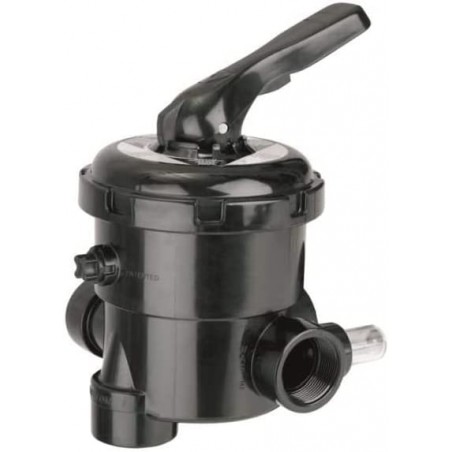 3-way 1 1/2" pool selector valve, side inlet and base outlet