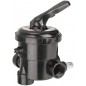 Schwimmbad-Wahlventil 1 1/2'' Schraubventil ohne Filteranschluss, seitlicher Eingang und Bodenausgang, Var 1 Schwimmbad-Wahlventil 1 1/2'' Schraubventil ohne Filteranschluss, seitlicher Eingang und Bodenausgang, Var 1