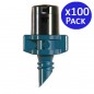 Lot de 100 Arroseur d'irrigation 90º de système de Micro-Drip, Arrosage: Tête de pulvérisation 2 a 2,8 mètres Lot de 100 Arroseur d'irrigation 90º de système de Micro-Drip, Arrosage: Tête de pulvérisation 2 a 2,8 mètres