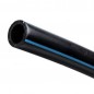 Tuyau polyéthylène alimentaire 25mm 10 bar 100m PE100 HD, bande bleu, tuyau d'eau potable + 10 coudes, 10 tés et 5 jonctions