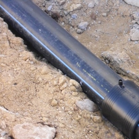 Polyethylenrohr in Lebensmittelqualität, 32 mm, 16 bar, 25 m, PE100, hohe Dichte