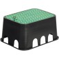 Pozzetto per valvola di irrigazione da giardino 640x530x300 mm | Pozzetto rettangolare per valvola di irrigazione per elettroval