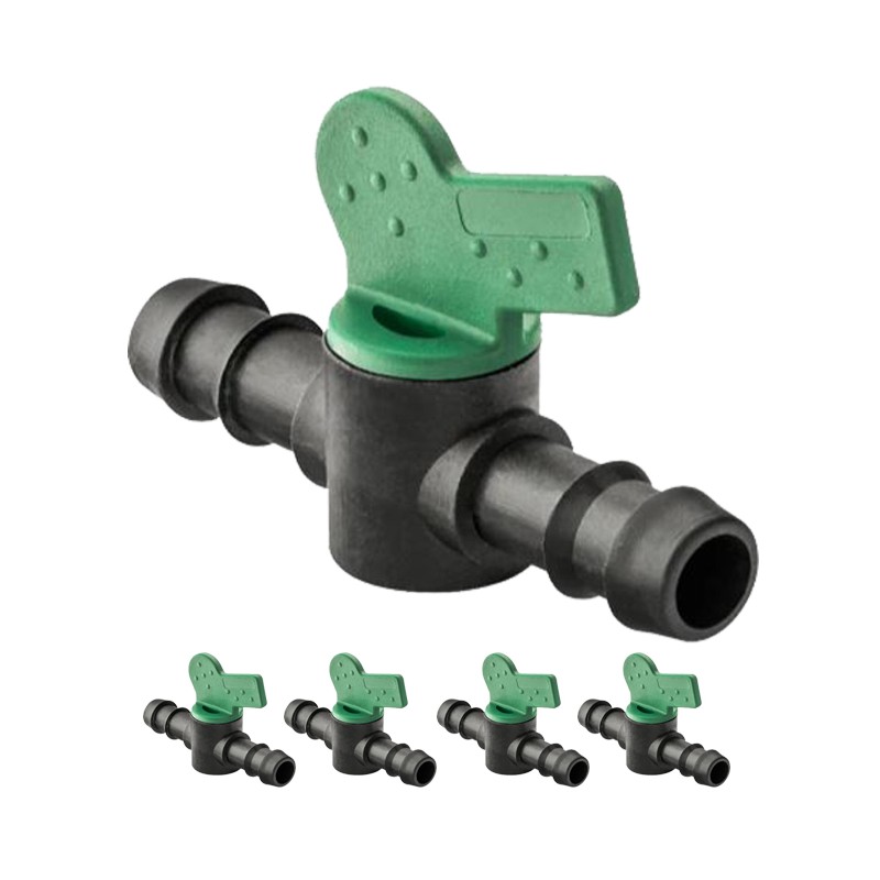 Lot de 20 Vanne cannelé 16mm pour tuyau goutte à goutte. Soupape d'arrêt pour l'irrigation goutte à goutte Lot de 20 Vanne cannelé 16mm pour tuyau goutte à goutte. Soupape d'arrêt pour l'irrigation goutte à goutte