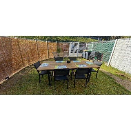 Vimini naturale spagnolo 2 x 5 m, cucito con filo zincato di 1 mm di spessore, ogni 10 cm di distanza tra i fili