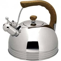 Whistling Kettle, Stainless Steel, Silver - 2 Liters