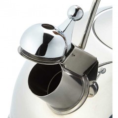Lacor Whistling Kettle, Stainless Steel, Silver - 4 Liters