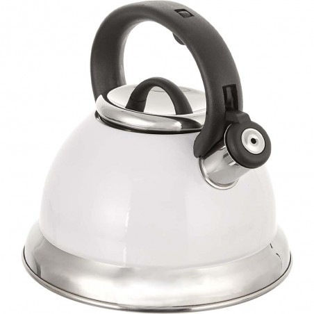 Whistling Kettle, White - 2.5 Liters