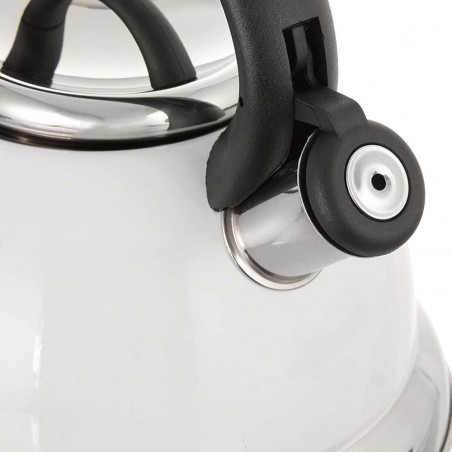 Whistling Kettle, White - 2.5 Liters