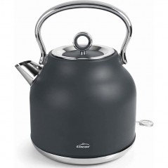 Retro-Wasserkocher aus Edelstahl, STRIX-Technologie, mattgrau, 1,7 Liter…