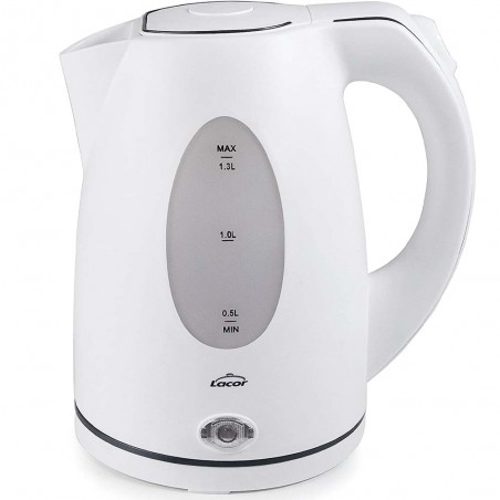 White Lacor Kettle - 1.3 Liters [2000W - Energy Efficiency Class A+]