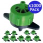 Pacote com 1000 gotejadores autocompensadores, 2 litros | Gotejadores removíveis para irrigação, plantas, vasos, microtubos e tu Pacote com 1000 gotejadores autocompensadores, 2 litros | Gotejadores removíveis para irrigação, plantas, vasos, microtubos e tu