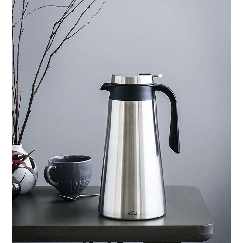 Themo Stainless Steel Thermal Coffee Carafe Airpot Dispenser 5 Liter 170 Oz