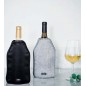 Capa térmica para garrafa de vinho cinza - tamanho universal com laterais elásticas Capa térmica para garrafa de vinho cinza - tamanho universal com laterais elásticas